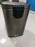 优百纳（UPELLA）脚踏垃圾桶12升带盖客厅厨房办公室脚踩金属家用垃圾筒方形皓森 实拍图