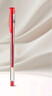 uni三菱 uni-ball UM-100红笔中性笔高颜值0.5mm红色签字笔商务学生考试刷题专用水笔水性笔 1支 实拍图