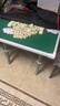梦多福 麻将桌 折叠手动麻将机餐桌两用棋牌桌家用便携式简易手搓宿舍 加大尺寸90*90cm 【加厚灰圆腿】 升级款 实拍图