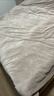京东京造 220g牛奶绒四件套 A类秋冬加厚高克重法兰绒保暖双人床单枕套被套 1.5米床 焦糖Milky 实拍图