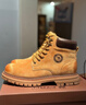 骆驼（CAMEL）【王俊凯同款】马丁靴男新款百搭男士大黄靴户外徒步工装登山靴子 GE122W7757T 金黄色 (男款) 44 实拍图