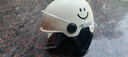 新日新日3C国标认证摩托电动车头盔男女四季通用骑行电瓶车半盔安全帽 卡其色【高清长镜+可拆护耳】 3C新国标A类 实拍图