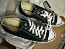 匡威（Converse）官方All Star经典帆布男女低帮休闲运动鞋黑色101001 101001/黑色 39 实拍图