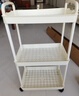 京佳宜婴儿用品小推车置物架多层浴室厨房落地蔬菜零食可移动收纳架3层 实拍图