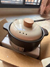 小熊（Bear）砂锅 宽口煲仔饭炖锅耐高温不开裂2.8L 煲汤沙锅燃气灶陶瓷锅 实拍图