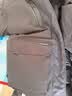雪中飞鹅绒男女同款羽绒服貉子毛领抽绳中长羽绒服工装 实拍图