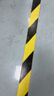 得力(deli)PVC地线贴地 防台风胶带 黑黄色48mm*33m 6卷装 地面5S定位安全警示胶带 PVC 地标线 33784 实拍图