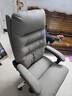 顾全C533家用老板椅舒适久坐办公椅电脑椅可躺工学椅子环保真皮座椅 浅咖 超纤皮（推荐) 实拍图