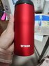 虎牌（TIGER）不锈钢保温保冷原装进口水杯MJA-B036-RMT深红色360ML 实拍图