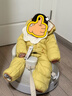 迷你巴拉【迷你小蛋仔】儿童连体羽绒服男女童宝宝冬日保暖萌趣外套新款 蜜糖黄 【白鸭绒-1000+清洁度】 80 CM -充绒量59.9g 实拍图