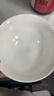 松发瓷器家用陶瓷碗碟简约纯白米饭碗盘子餐具简瓷釉下彩碗盘组合 简瓷6.5英寸碗2个装 实拍图
