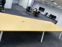 海艾珈简约现代工位办公桌会议桌办公室用工作台会议桌椅2.0米+E0级 实拍图