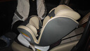Heekin德国 儿童安全座椅汽车用0-4-12岁婴儿宝宝360度旋转ISOFIX硬接口 时尚灰(ISOFIX+360度旋转) 实拍图