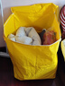 乐三好 搬家打包袋搬家袋行李袋收纳袋衣服袋储物袋防水袋搬家打包神器黄色240L 实拍图