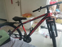 凤凰（Phoenix）山地自行车成人男女学生青少年减震变速越野公路通勤车山地车 24寸黑红辐条轮 24速数字指拨（前中后全轴承） 实拍图