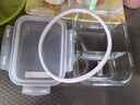 乐扣乐扣二分隔耐热玻璃保鲜盒大容量微波炉饭盒便当餐盒密封收纳盒1.02L 实拍图