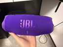 JBL CHARGE6 音乐冲击波六代 便携蓝牙音箱+低音炮 户外防水音响 派对串联 女生礼物 罗兰紫 实拍图