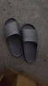 男女鞋拖鞋女防臭夏季室内家居防滑情侣速干软底外穿居家拖鞋 灰色 44-45 卡码拍大一码 实拍图