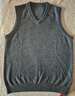 京东京造100%山羊绒毛衣男士羊毛衫冬季高端羊绒衫针织衫马甲碳灰XL 实拍图