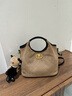 viney新款手提包包女包轻奢斜挎包高级感生日新年礼物送女友老婆 【卡其色】实用高档单肩包 小众品牌时尚百搭休闲洋气水桶包 实拍图