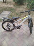 凤凰儿童山地自行车5-16岁女男孩减震变速20寸灰色 适合身高130-150cm 实拍图