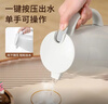 JEKO&JEKO保温壶家用热水瓶暖水壶学生宿舍开水瓶玻璃内胆按压式 1L浅灰色 实拍图