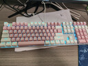 达尔优（dareu）EK815机械合金版键盘 有线游戏键盘 笔记本电脑电竞键盘 全键无冲108键 樱花粉 青轴 实拍图