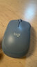 罗技（Logitech）M221 轻音鼠标 无线鼠标 办公鼠标 对称鼠标 带无线微型接收器 雾霭蓝 实拍图