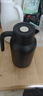炊大皇保温壶316L不锈钢大容量家用热水壶暖瓶一体无缝内胆2L（哑光黑） 实拍图