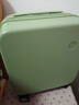米熙mixi拉杆箱子行李箱小型登机箱14英寸飞机旅行箱包密码箱女绿色36 实拍图