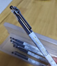 百乐（PILOT）p500金标中性笔新款第二代P500CP限定日本进口黑笔p700学生考试专用刷题速干蓝红色针管水性签字笔 【大理石金标】黑色（0.5mm） 3支装 实拍图