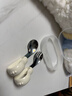 如山宝宝自主进食辅食勺子一岁婴儿学吃饭训练儿童不锈钢短柄叉勺 【店长推荐】316L不锈钢叉勺-里瑟米（赠收纳盒） 实拍图