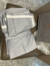 La Torretta床上四件套纯棉100%纯棉100支高奢刺绣被套床单 冰川灰220*240 实拍图