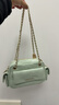 CHARLES&KEITH26春新品菱格链条口袋包腋下包机车包情人节礼物CK2-80671832 Mint Green薄荷绿色 S 实拍图