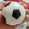 海绵球类玩具幼儿园迷你小皮球软实心弹力球拍拍篮球足球网球 足球款海绵球1个装 实拍图