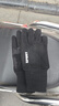 车归沐电动车手套骑行加绒冬季保暖快递外卖专用漏二指防滑防风防寒手套 实拍图