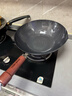 RIVER LIGHT日本极牌精铁炒锅家用炒菜锅健康无涂层铁锅32cm电磁炉燃气灶通用 实拍图