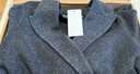 麦檬【1680人生大衣13%+羊绒】MM万件+爆款毛呢外套羊毛女25冬新品 正肩戗驳领-深灰5G9970332 M 实拍图