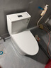 九牧（JOMOO）马桶家用虹吸式大冲力一级水效节水坐厕抗菌无棱易洁坐便器11558 大冲力【高效节水】脲醛抗菌 400坑距【390以上选择】 实拍图