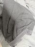 恒源祥秋裤男士棉毛裤含羊绒蚕丝抑菌秋冬保暖裤男打底裤灰蓝 实拍图