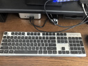前行者（EWEADN）X7S无线键盘鼠标套装单模2.4G真机械手感低音办公游戏键盘台式电脑笔记本通用外设可充电 黑色蓝光 实拍图