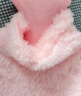 ⭐加厚防爆⭐热水袋 注水式暖手宝 暖腰暖被窝毛绒可拆洗暖水袋 粉色仿兔绒外套+内胆 1000ML-中号暖手 实拍图