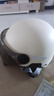 3c认证电动车头盔新国标通用女男士电瓶车防晒四季镜片夏季安全帽 3C认证 卡其【送防晒短镜】 实拍图