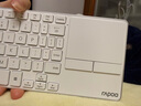 雷柏（Rapoo）E900T触控键盘 73键无线/蓝牙多模刀锋超薄办公键盘大尺寸触控板多快捷手势支持Windows/macOS白色 实拍图