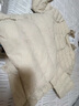 鸭鸭（YAYA）佟丽娅同款轻薄羽绒服女新款冬季短款圆领内胆修身时尚薄外套男 米白色【女款无领】 S 【建议80-90斤】 实拍图