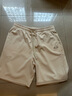 名创优品（MINISO）重磅短裤男夏季户外运动直筒五分裤青少年潮流百搭中裤 浅米 2XL 实拍图