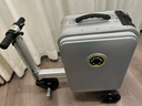 Airwheel爱尔威电动行李箱可骑行拉杆箱可坐可代步铝框箱包20英寸登机箱 实拍图