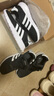 阿迪达斯（adidas）男鞋跑步鞋运动鞋轻便减震防滑休闲鞋 黑/白 41 实拍图