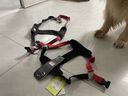 TRUELOVE狗狗胸背带背心式反光舒适牵引遛狗小中型外出宠物用品黑红M号 实拍图