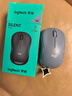 罗技（Logitech）M221 轻音鼠标 无线鼠标 办公鼠标 对称鼠标 带无线微型接收器 雾霭蓝 实拍图